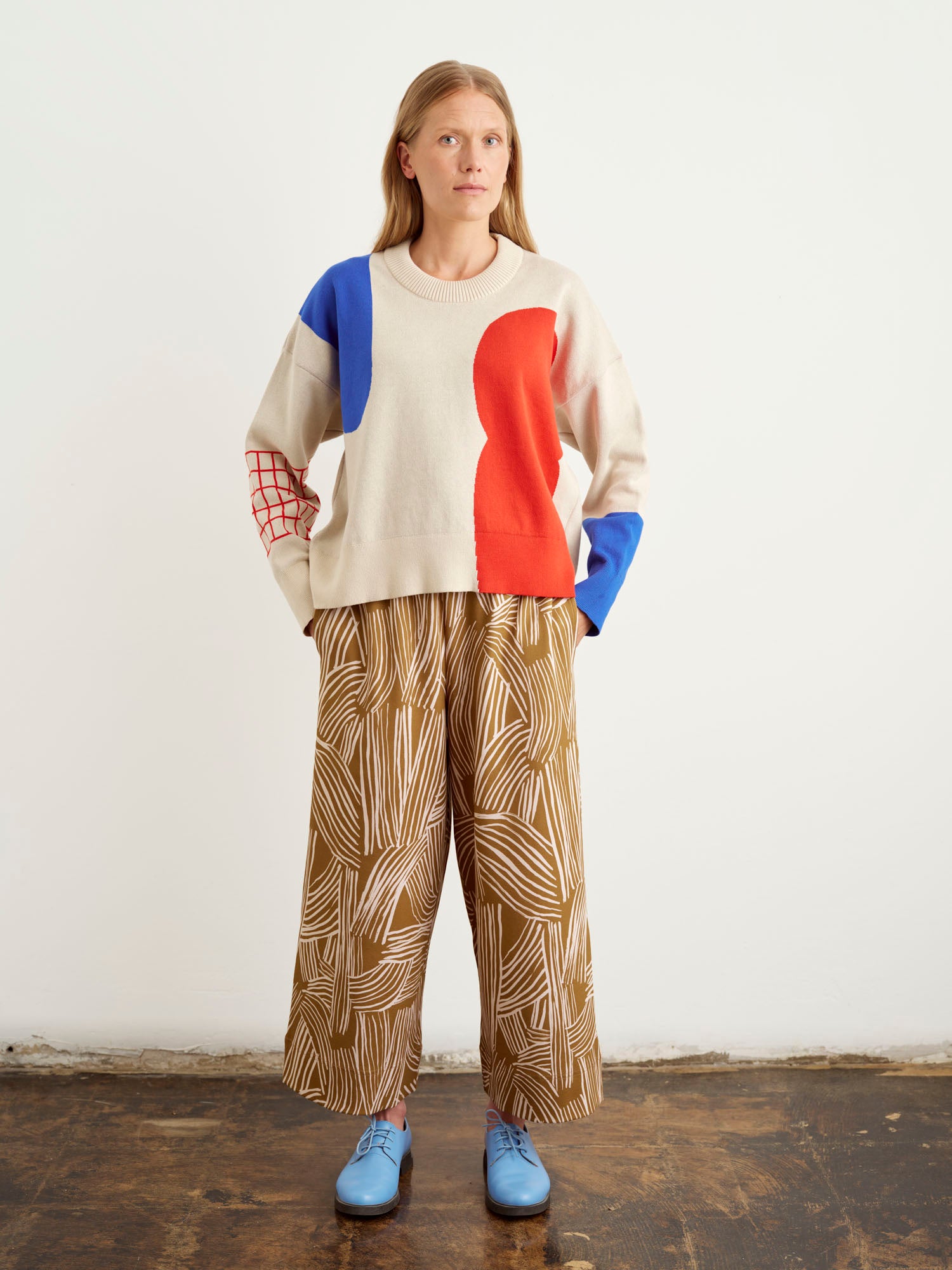 Vire Pants Korret, Brown