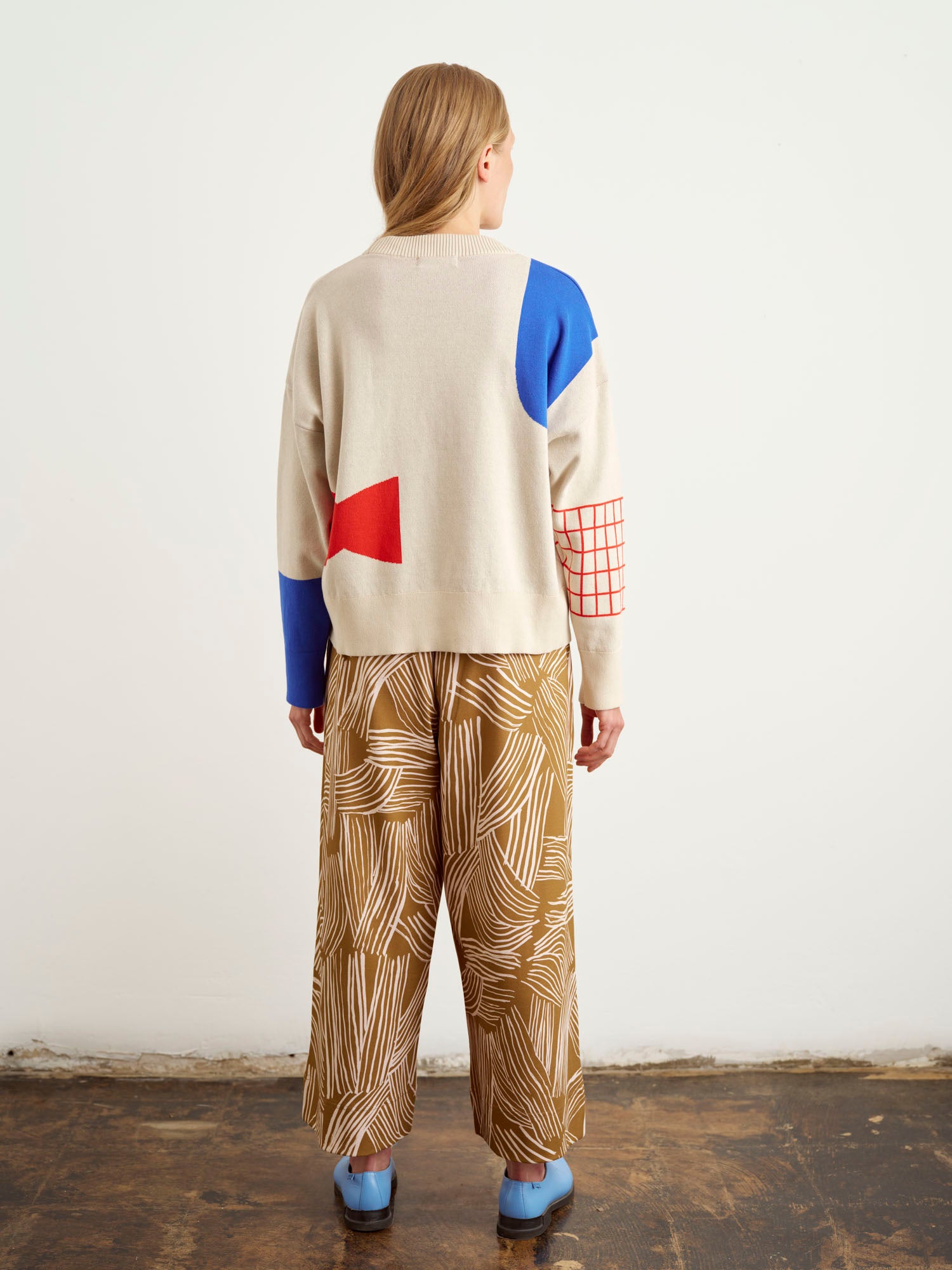 Helinä Knit Sweater Pouta, Multicolored