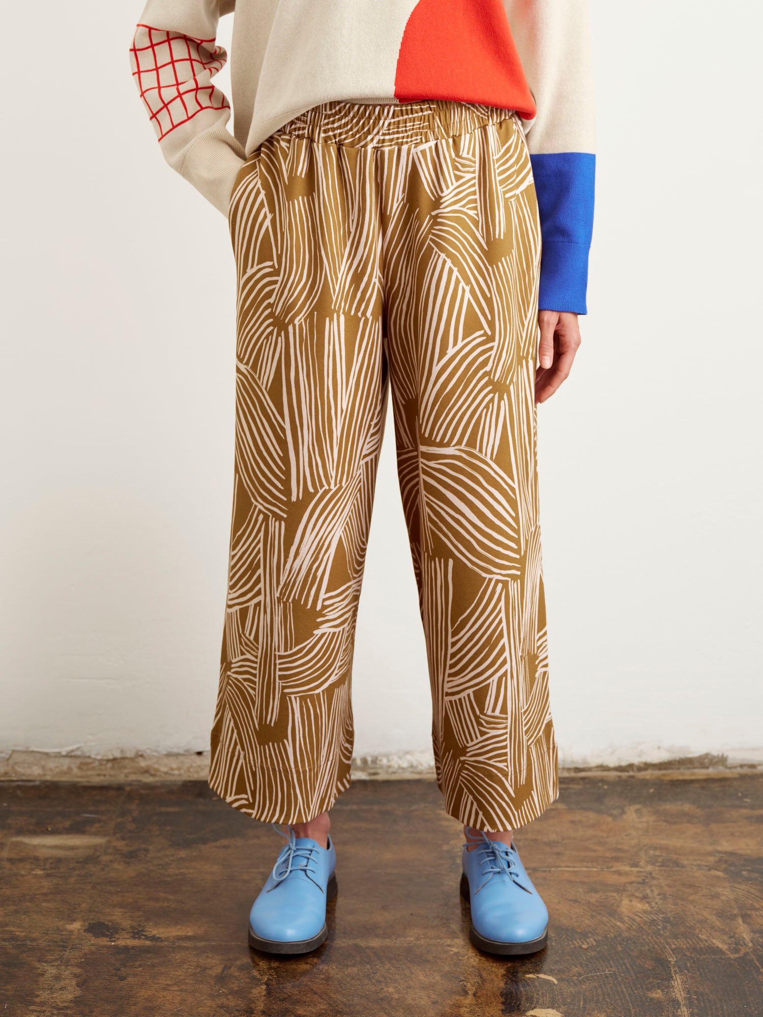 Vire Pants Korret, Brown