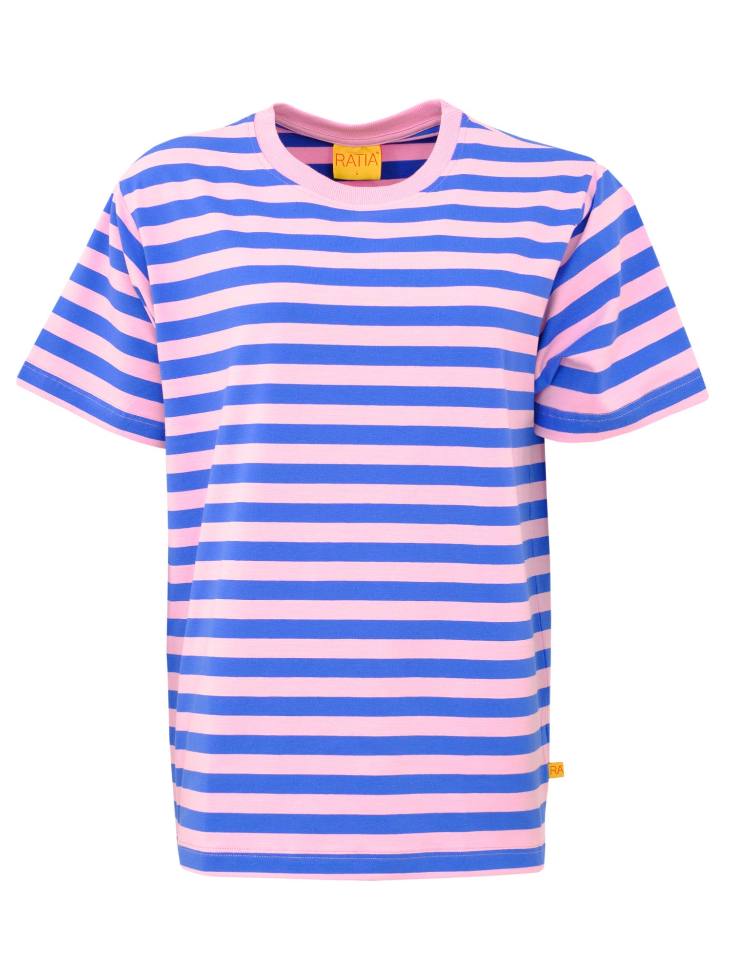 Unisex T-shirt Novato Stripe, Pink/Blue