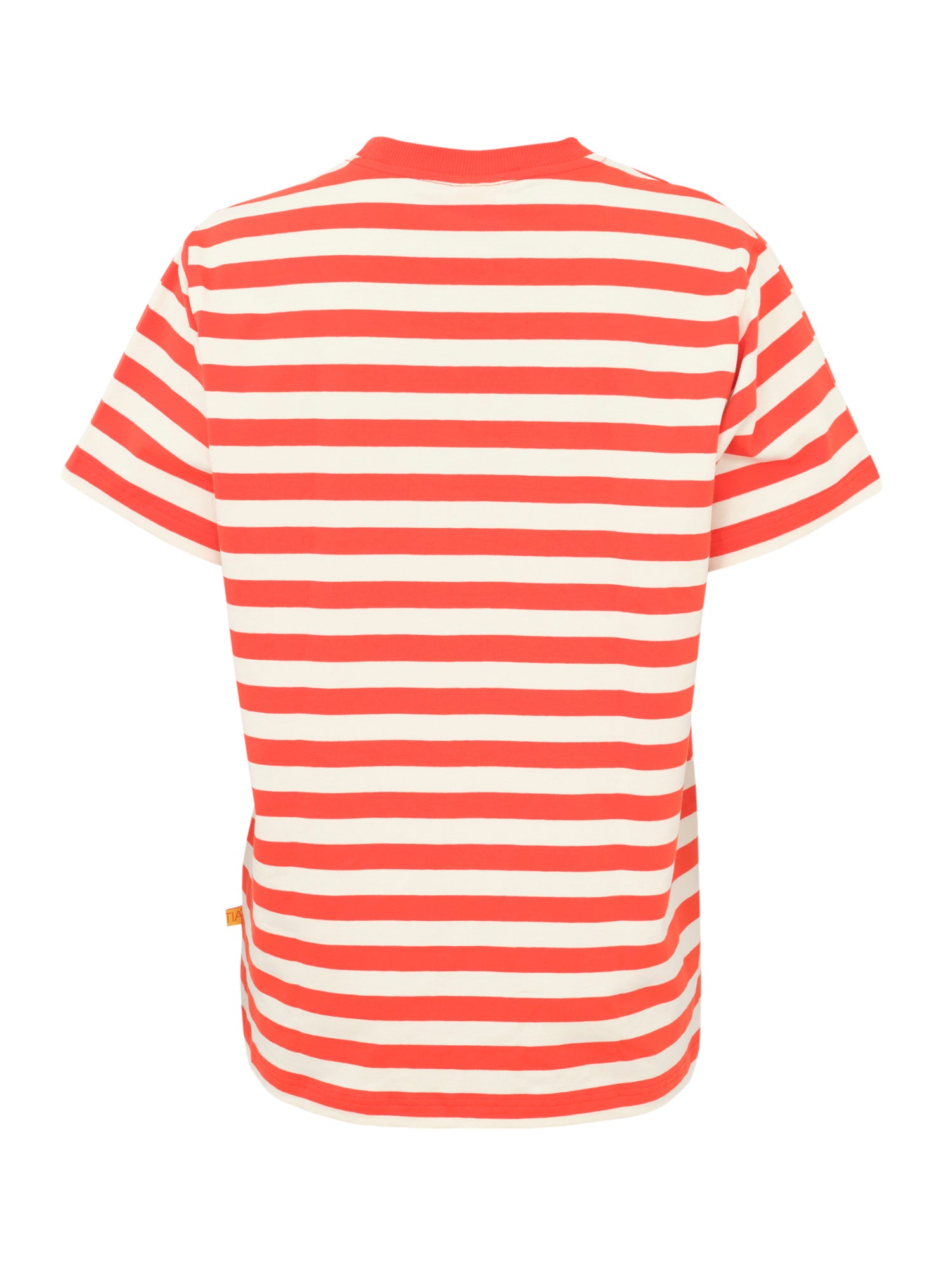 Unisex T-shirt Novato Stripe, Red/White