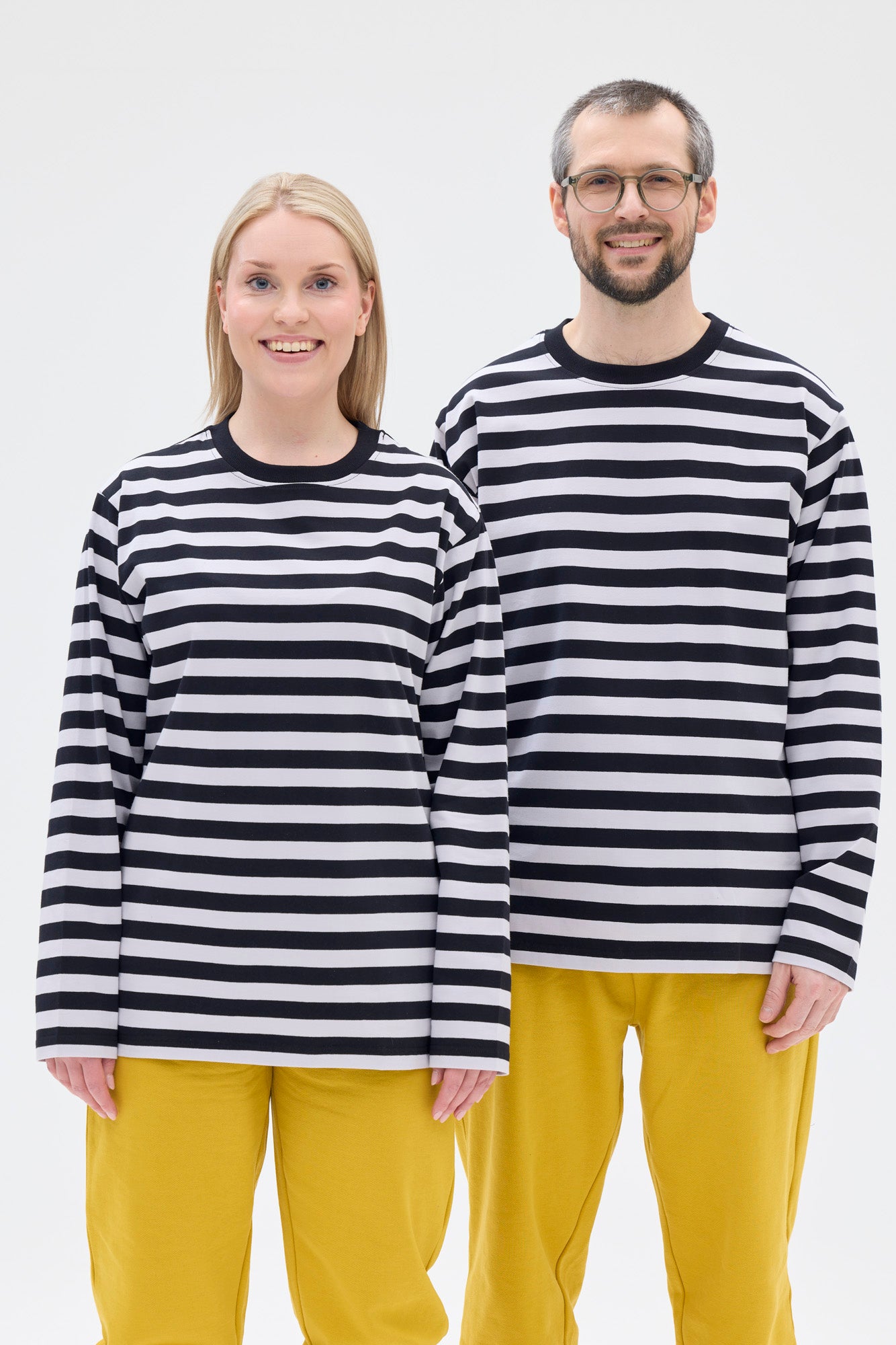 Modesto Shirt Stripe, Black/Light Grey