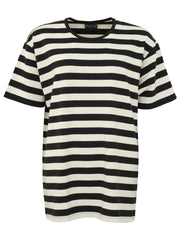 Matti T-paita Raita, Musta/Valkoinen