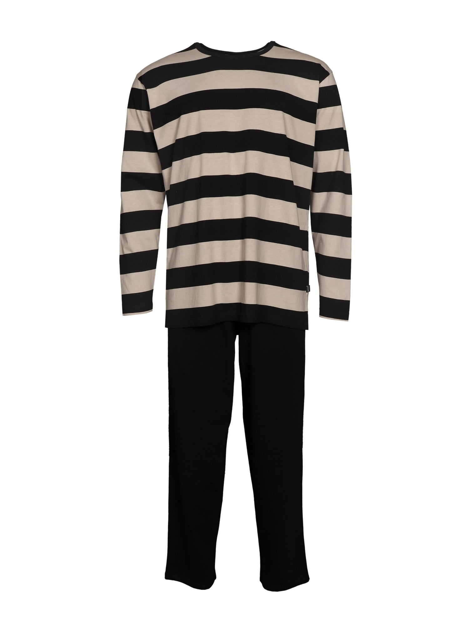 Pyjamas Stripe, Black/Sand