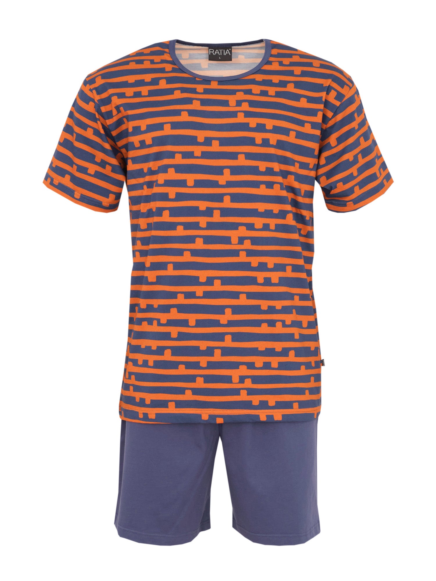 Shortsipyjama Paju, Sininen/Kupari