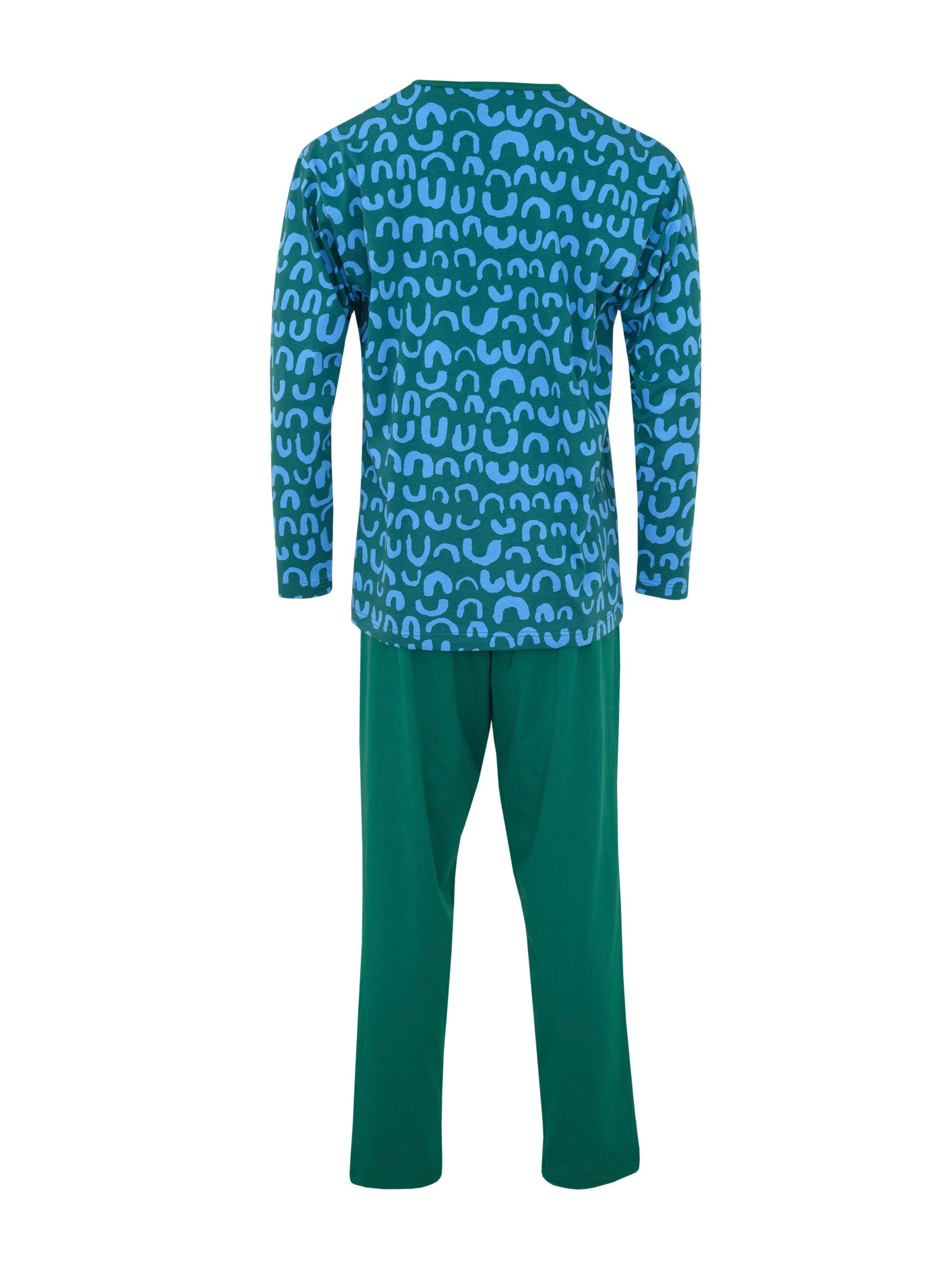 Men's Pyjamas Nurinkurin, Green/Blue