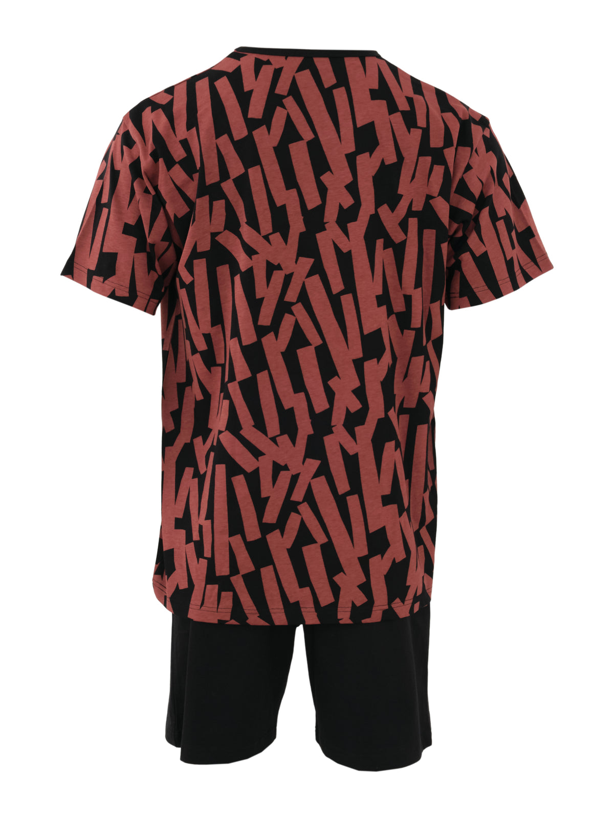 Shortsipyjama Liitu, Musta/Ruoste