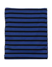 Pussilakanasetti 150 x 210 cm ja 50 x 60 cm Raita, Sininen/Musta