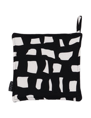 Potholder Block, Black/White