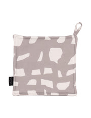 Potholder Block, Grey/White