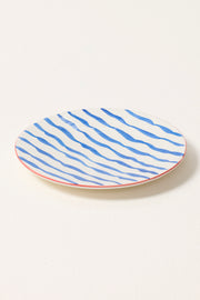 Dessert plate Raita, Blue