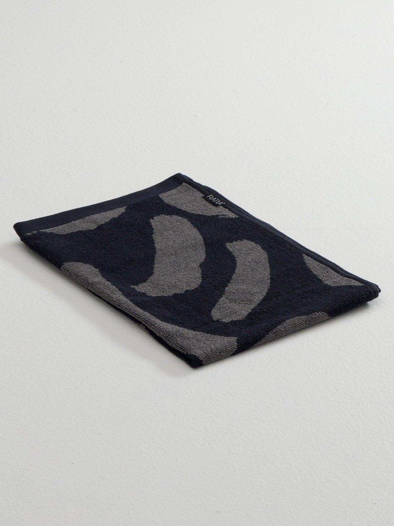 Hand Towel Nuppunen, Black/Grey