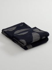 Käsipyyhe Nuppunen, Musta/Harmaa