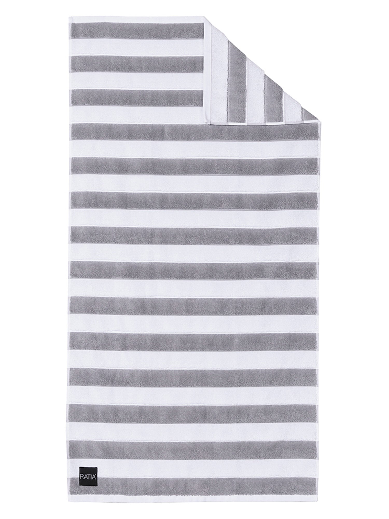 Kylpypyyhe Texture, Harmaa/Valkoinen