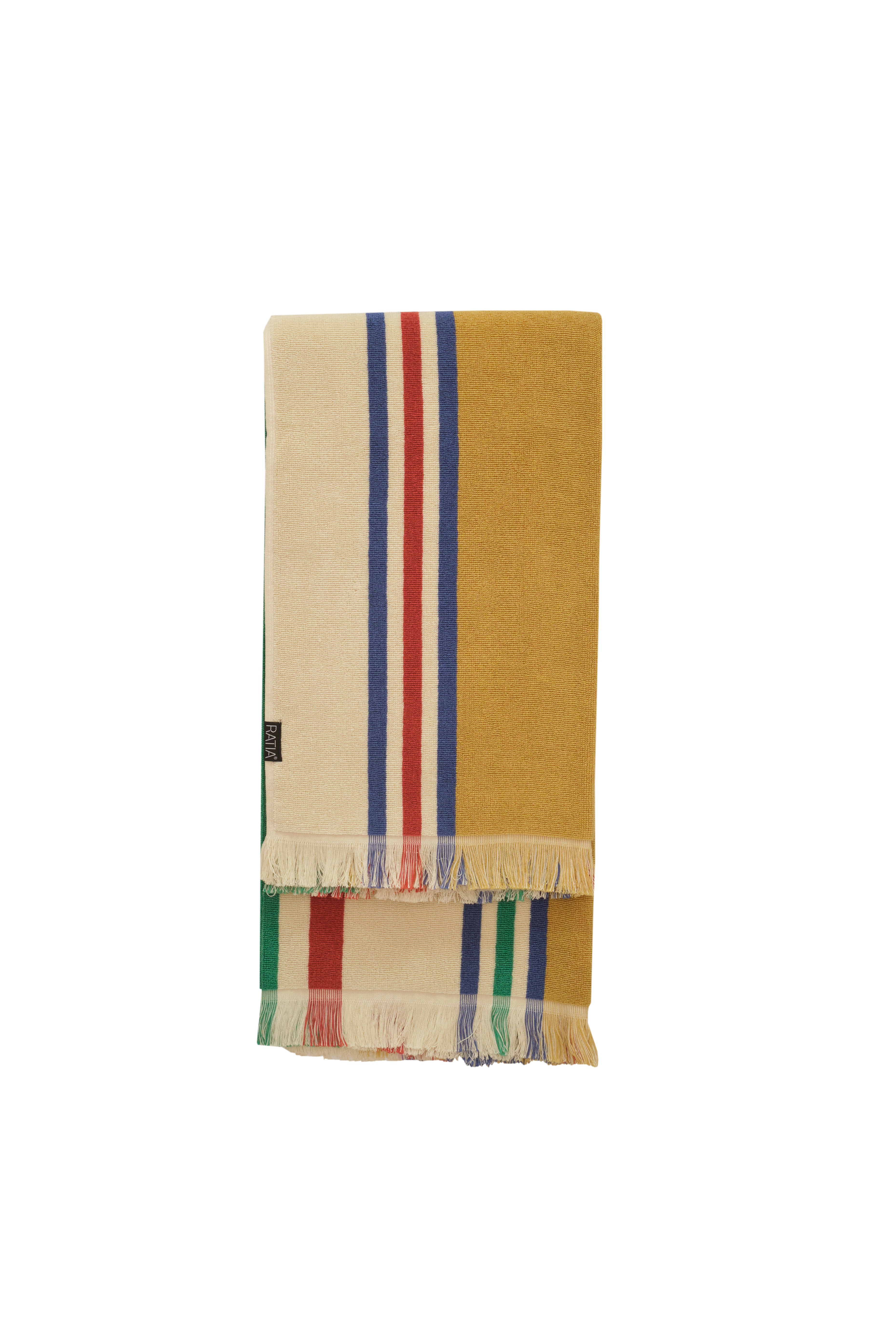 Giant Hamam Towel Stripe, Multicolor