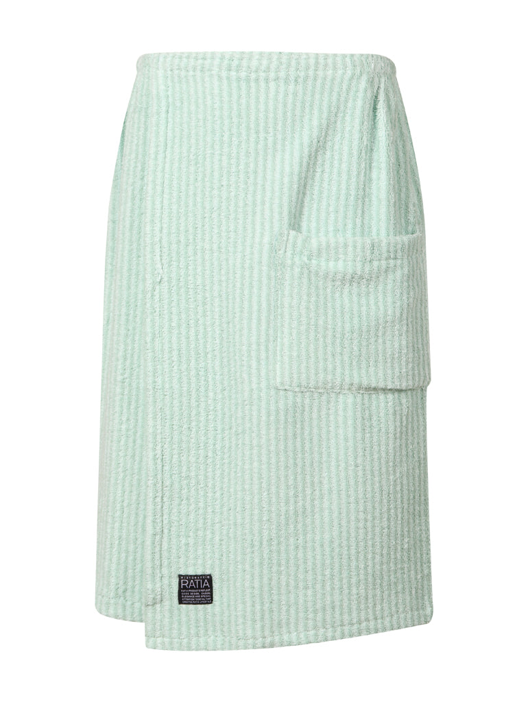 Miesten Kietaisupyyhe Raita, Vihreä