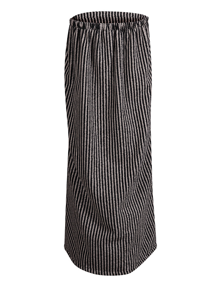 Women's Saunakilt Stripe, Black/Sand