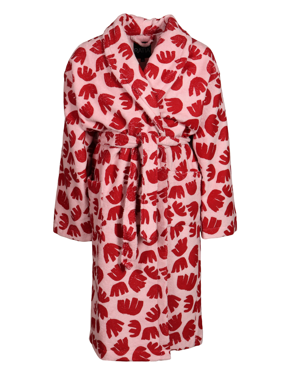 Kid's Velour Bathrobe Kampa, Red