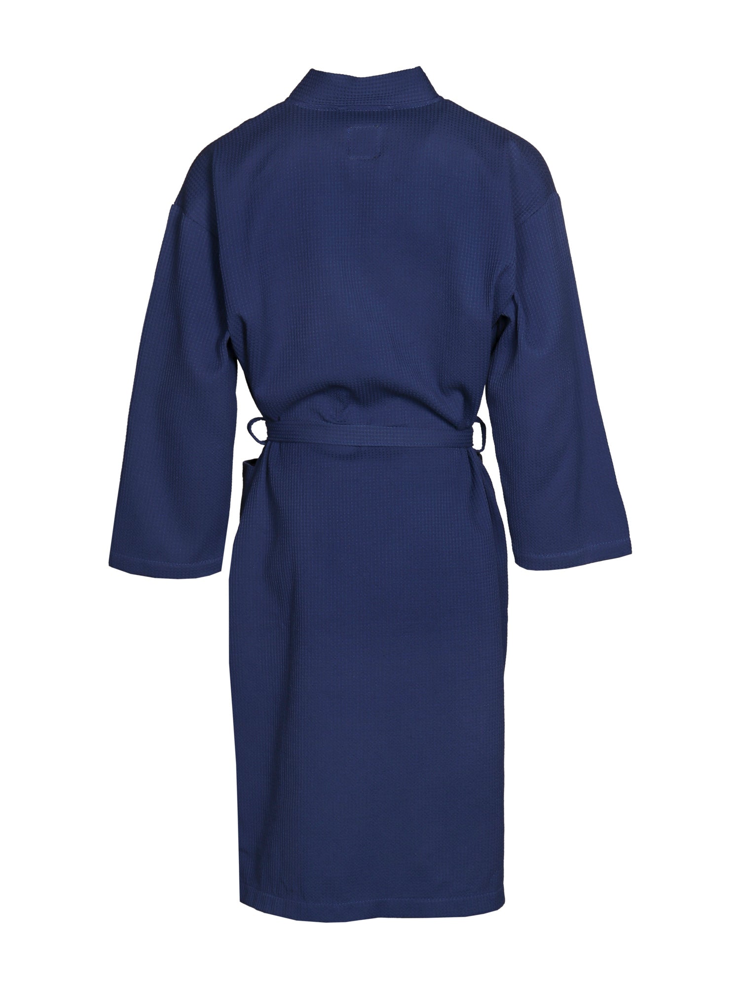 Men's Waffle Bathrobe, Blue