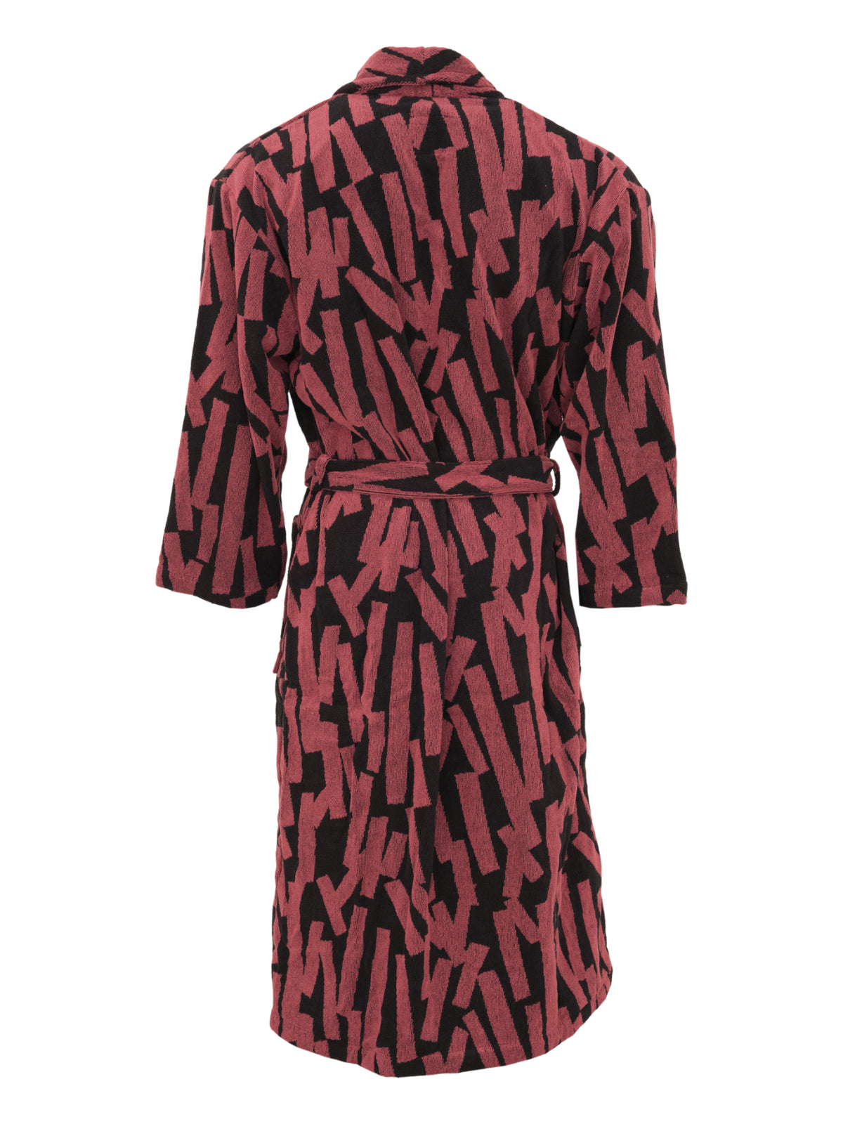 Men's Bathrobe Liitu, Brown/Black