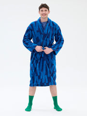 Men's Bathrobe Liitu, Blue
