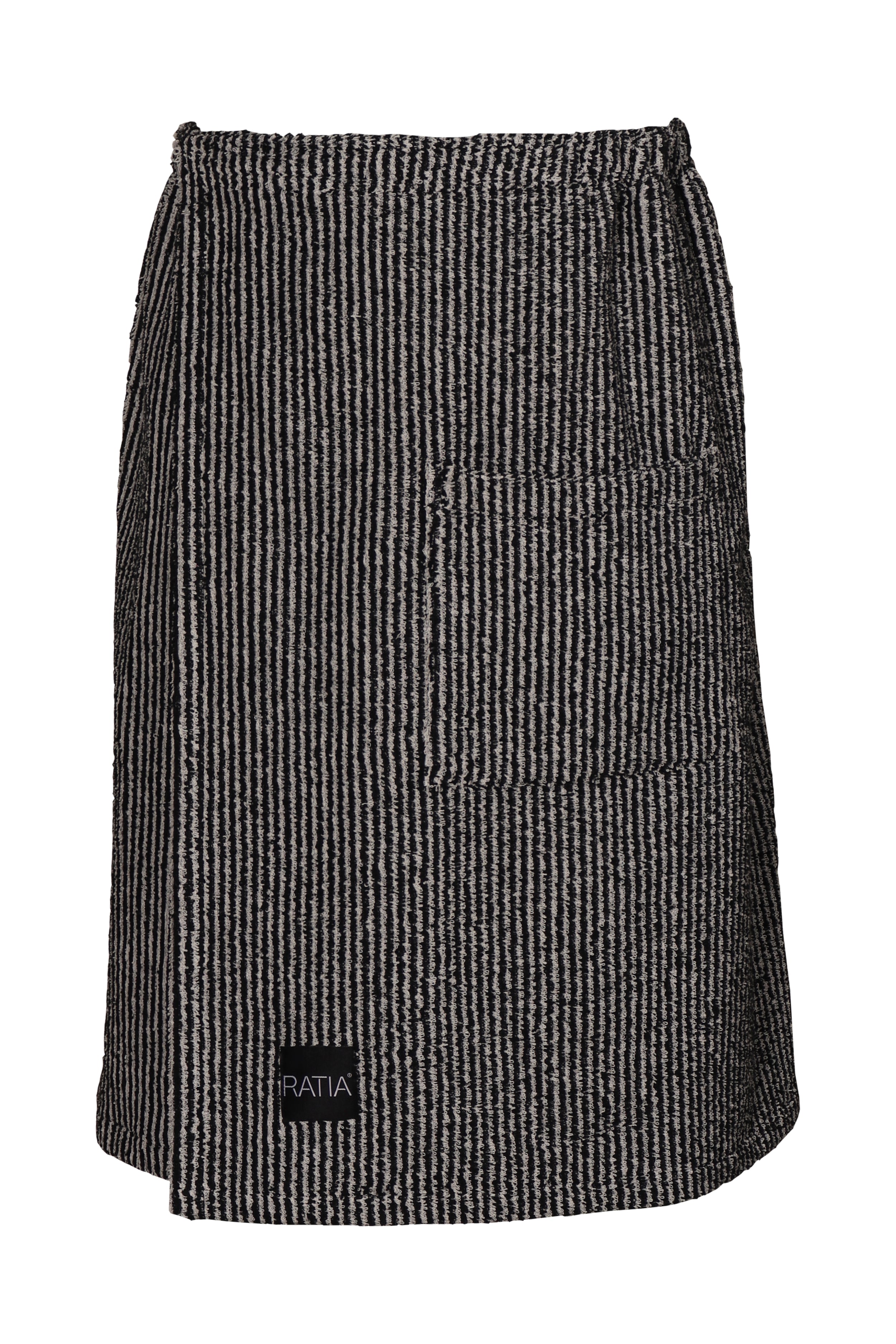 Men's Saunakilt Stripe, Grey/Black
