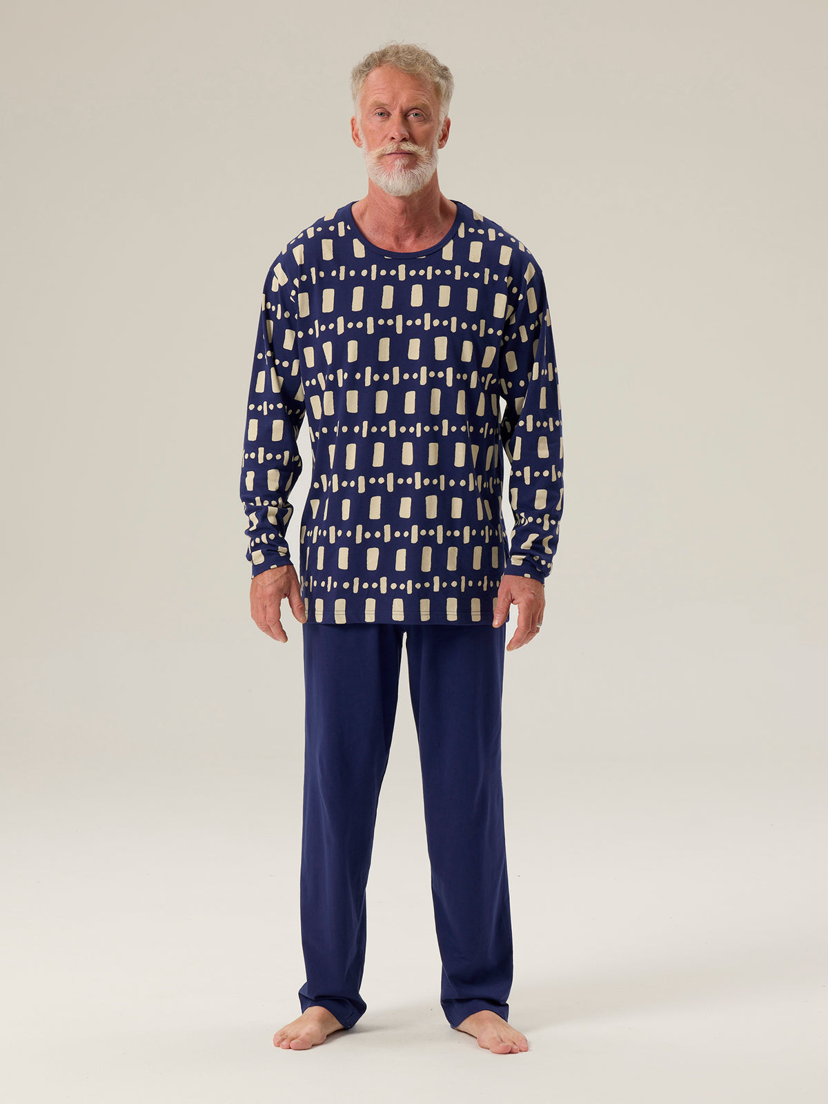 Pyjama Kivetys, Sininen/Kalkki