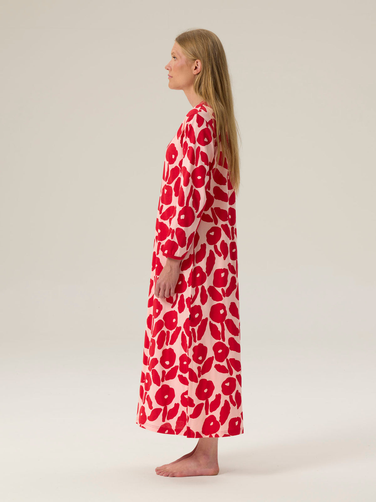 Felia Nightdress Nippu, Pink/Red