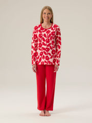 Sofia Pyjama Nippu, Pink/Red