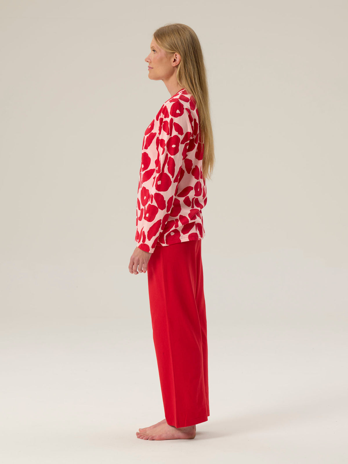 Sofia Pyjama Nippu, Pink/Red
