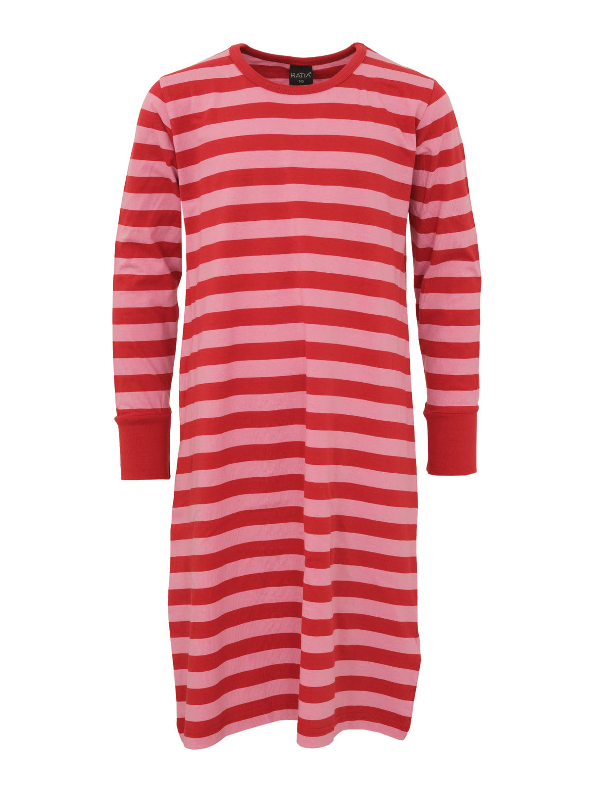 Children's Nightshirt Stripe, Pink/Red