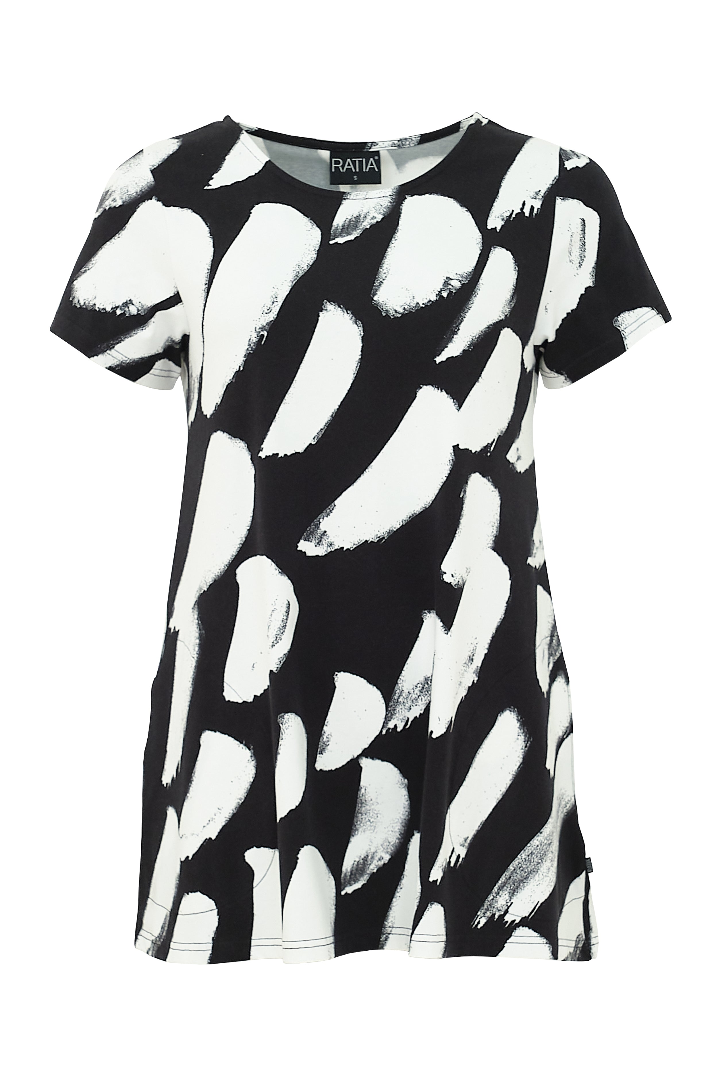 Pouta T-paita Nuoska, Musta/Valkoinen