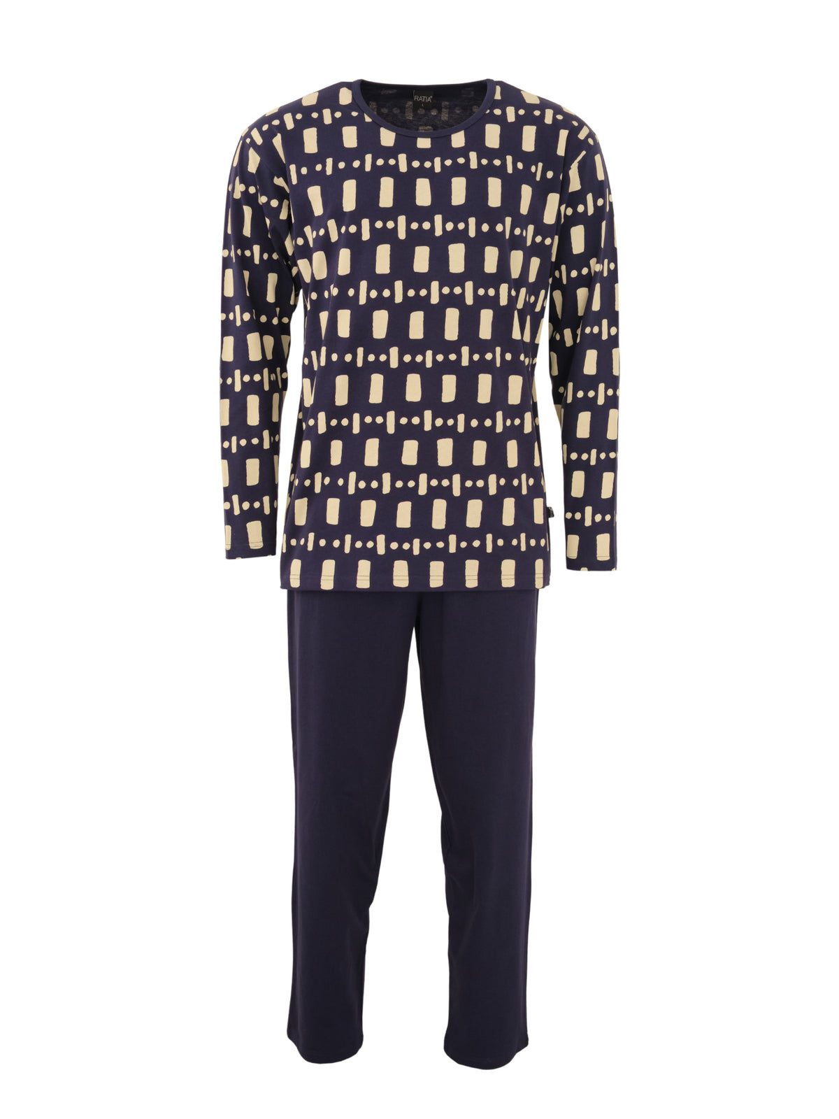 Pyjama Kivetys, Sininen/Kalkki
