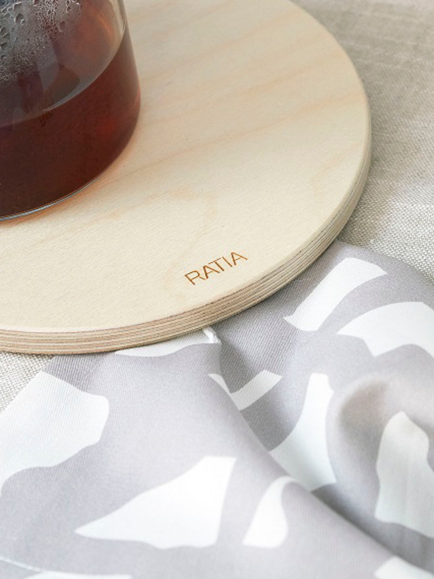 Unna Potholder Round, Birch