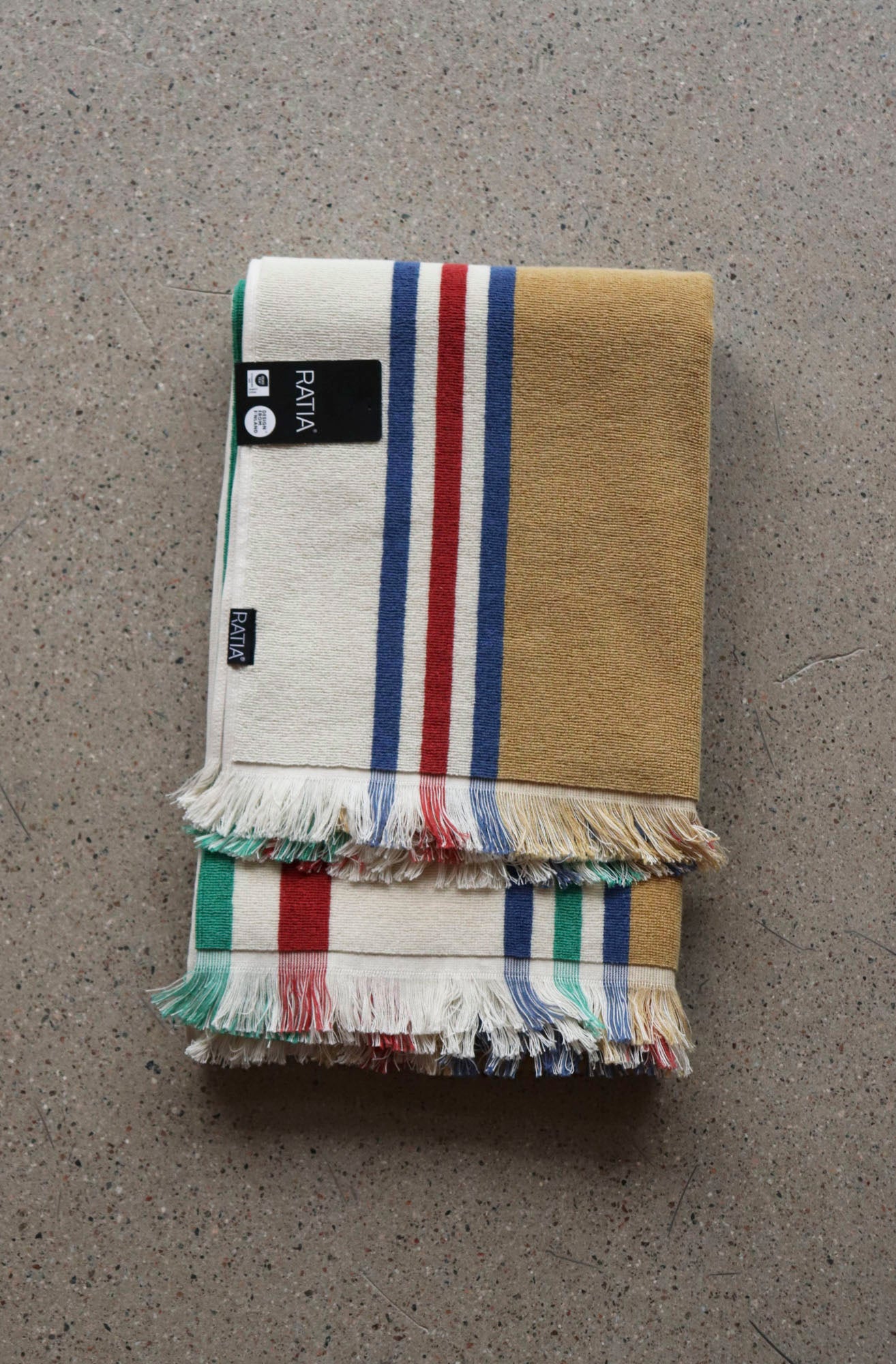 Giant Hamam Towel Stripe, Multicolor